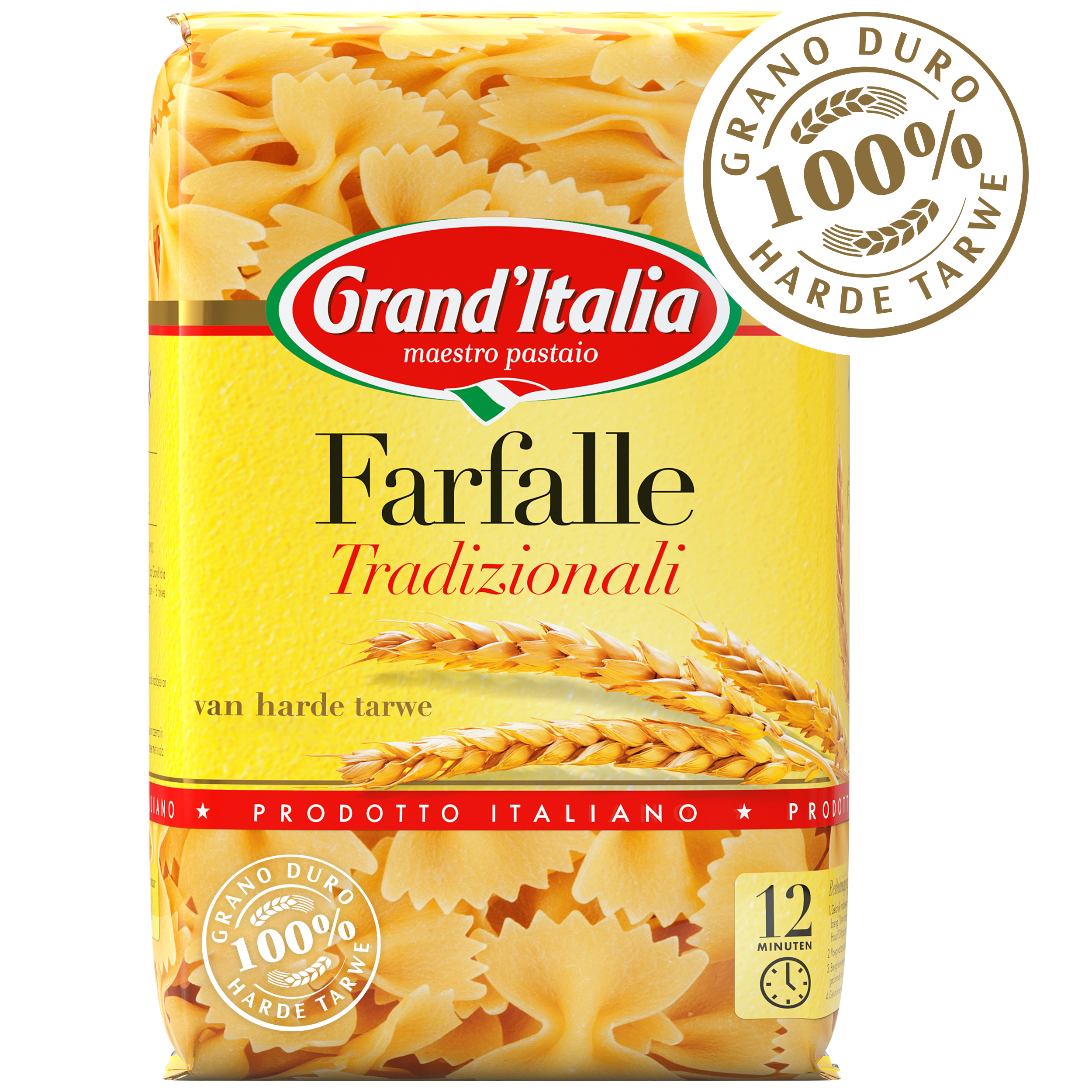 Pasta Farfalle Tradizionali 500g claim Grand'Italia